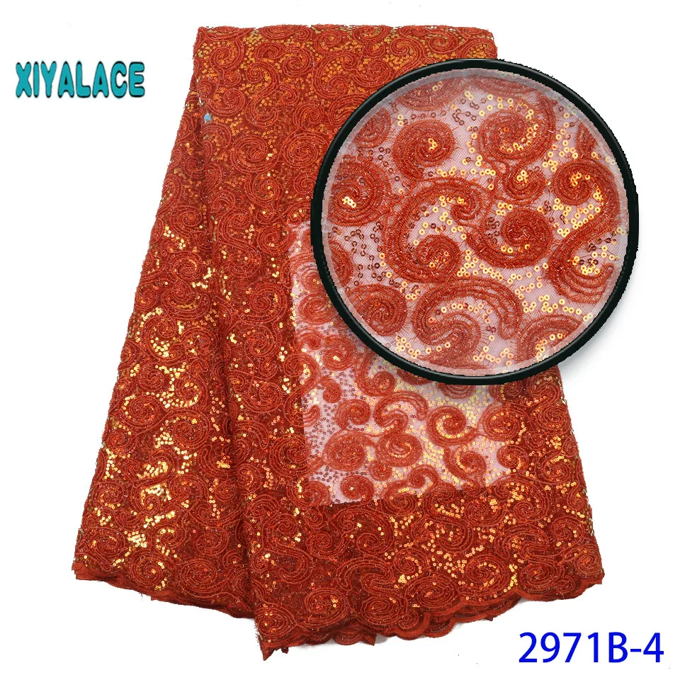 Роскошная французская кружевная ткань Высокое качество африканская нигерийская Цветочная вышитая Тюль кружевная ткань камни для свадебного YA2971B-4