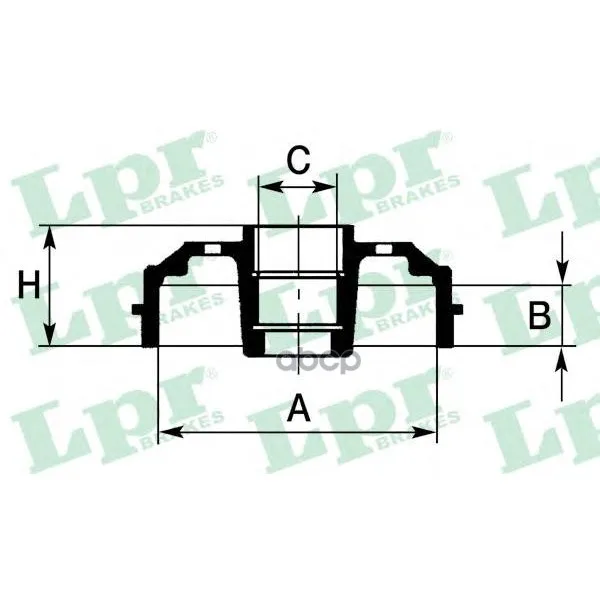 Барабан Тормозной Nissan Note 06-/Micra 03- Lpr 7d0627 Lpr арт. 7D0627