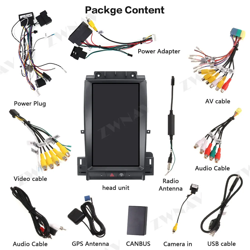 Clearance vertical Tesla style 13.3" Android 7.1 Car dvd multimedia Player unit For Ford Taurus 2012 2013 2014 2015 2016 GPS radio stereo 12