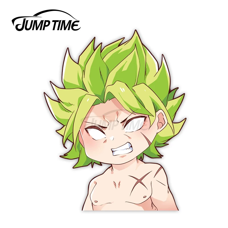 Время скачка 13 см x милый мальчик автомобильный Декор BROLY аниме Аватар