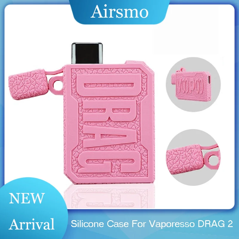 

Silicone Case Thicker Skin Cover Protector With Dust-proof Cap for Drag 157 Mod Decal Dustproof kits For Vaporesso DRAG 2 Case