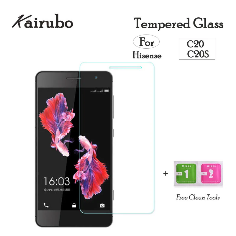 5pcs/lot Hisense C20s Tempered Glass Original 9h High Quality