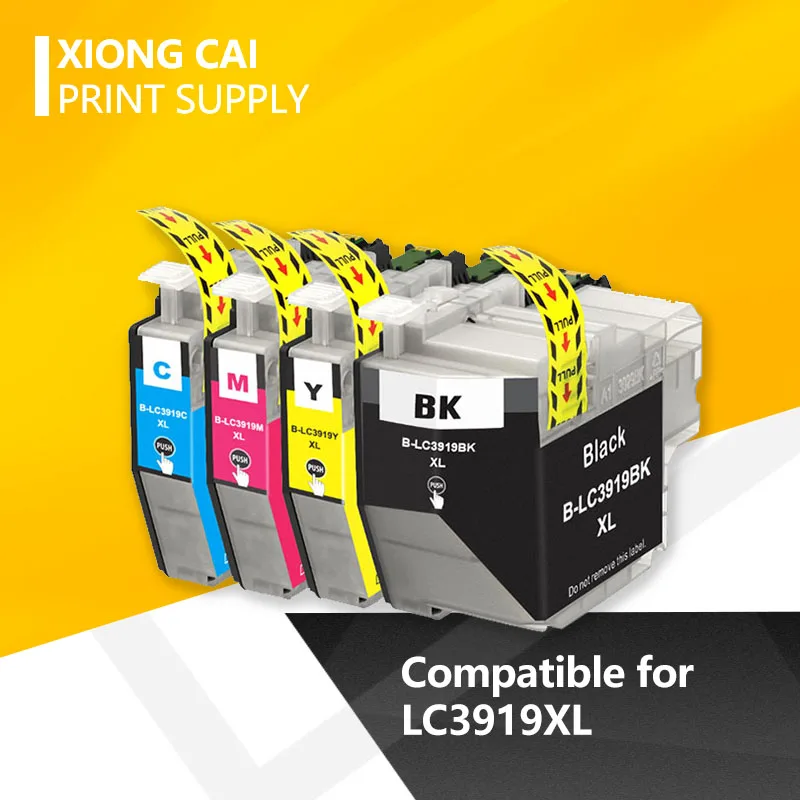 4Pcs Lc3919 Cartucce Di Inchiostro Compatibili Per Brother Lc3919Xl Mfc-J5320Dw 5620Dw 5720Dw 5625Dw Dcp-4120Dw Stampanti Inchiostro Lc3919 Xl