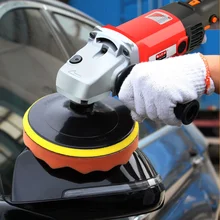 1200 Вт автомобильный полировщик с переменной скоростью 3000 об/мин 180 мм уход за автомобильной краской полировальный станок шлифовальный станок 220 В M14 Электрический шлифователь пола