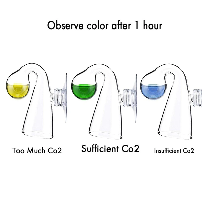 Аквариум Примечания стекло дропчекер для Co2 монитор тестер стекло дропчекер аквариума диффузор завод акварио инструмент