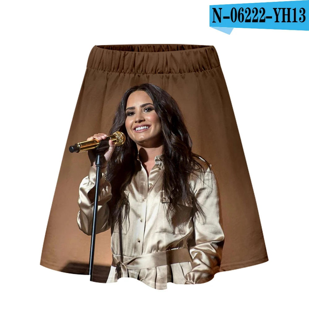 Demi Lovato Skirt Harajuku Casual New Style Harajuku Pop Skirts New Sexy Kpop Women Casual Hot Sale Fashion - Цвет: H