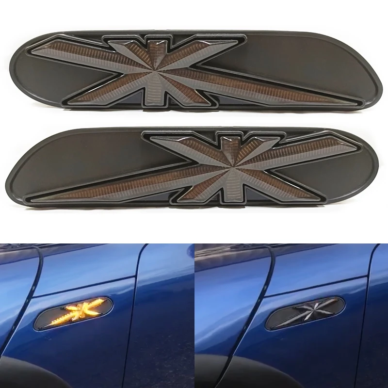 Для Mini Cooper R50 R52 R53 R55 R56 F55 F56 F57 динамический боковой габаритный фсветильник рь