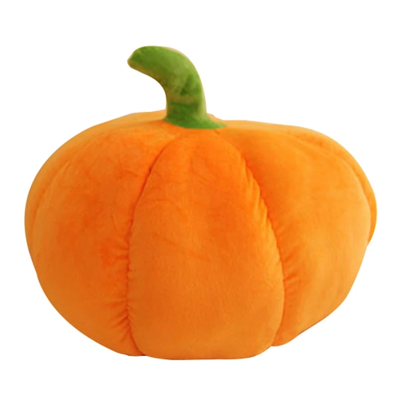 Cartoon Pumpkin Shaped Pillow Plush Stuffed Doll Halloween Decorations Pumpkin Doll Plush Cushion Bed Pillow Kids Gifts - Цвет: M   40x35cm