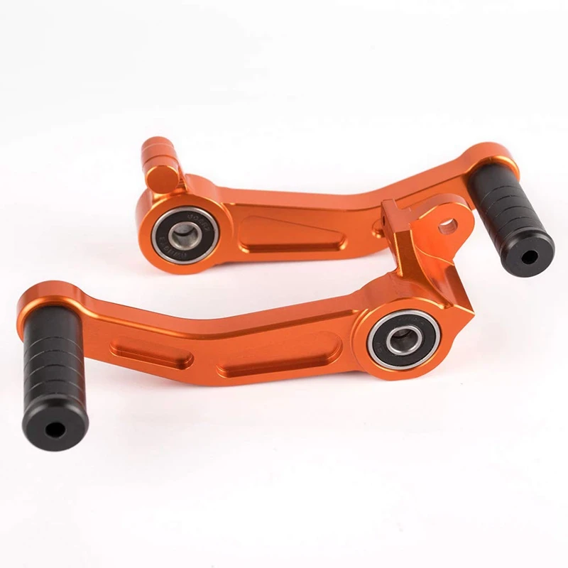 Аксессуары для мотоциклов ЧПУ Алюминиевый оранжевый тормозной рычаг сцепления для 390 Duke 2013- для RC125/RC200/RC390