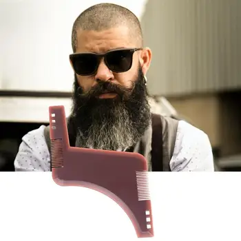 

5Pcs Male Beard Styling Combs Double-Side Beard Modelling Rulers Portable Sideburns Styling Combs Professional Beard Styling