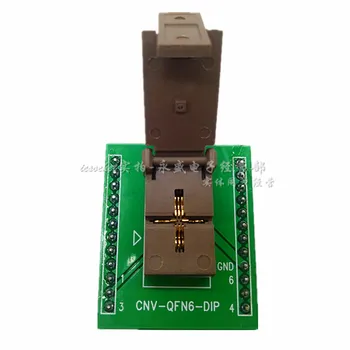 

DFN2X2-6L(0.65) to DIP6 Burn-in Test Socket with Plate Gold-plated Burn-in Socket Burning Socket