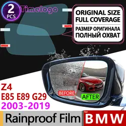 Для BMW Z4 E85 E89 G29 2003-2019 полное покрытие противотуманная пленка зеркало заднего вида дождестойкий Анти-туман автомобильные аксессуары 2006 2008 2015