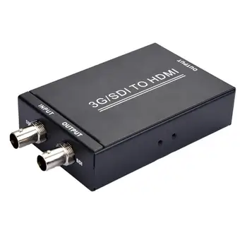 

SDI to HDMI / HDMI to SDI with Power Mini 3G HD SD-SDI Video Micro Converter Adapter with Audio Auto Format Detection for Camera