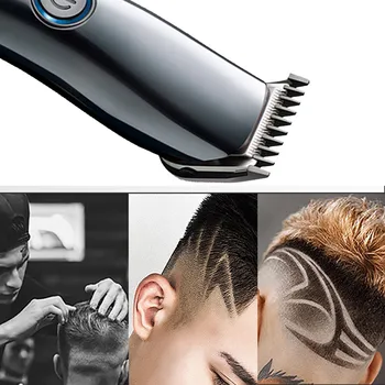 

Men Electric Hair Trimmer Clipper Professional Beard Trimmer Cordless USB Rechargeable Hair Cutting Machine #N3