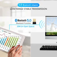 Adapter USB Bluetooth BT 5.0 USB bezprzewodowy Receptor Bluetooth głośnik odbiornik plików nadajnik Dongle Laptop słuchawka BLE nadawca 3