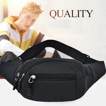 Waist Bag Men Multifunctional Large Capacity Practical Nylon Cloth Wear-resistant Sports Leisure Collection Women’s Fanny Bag