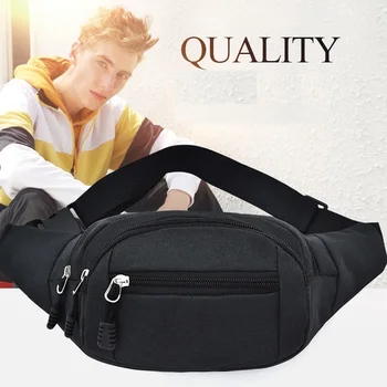 

Waist Bag Men Multifunctional Large Capacity Practical Nylon Cloth Wear-resistant Sports Leisure Collection Women's Fanny Bag