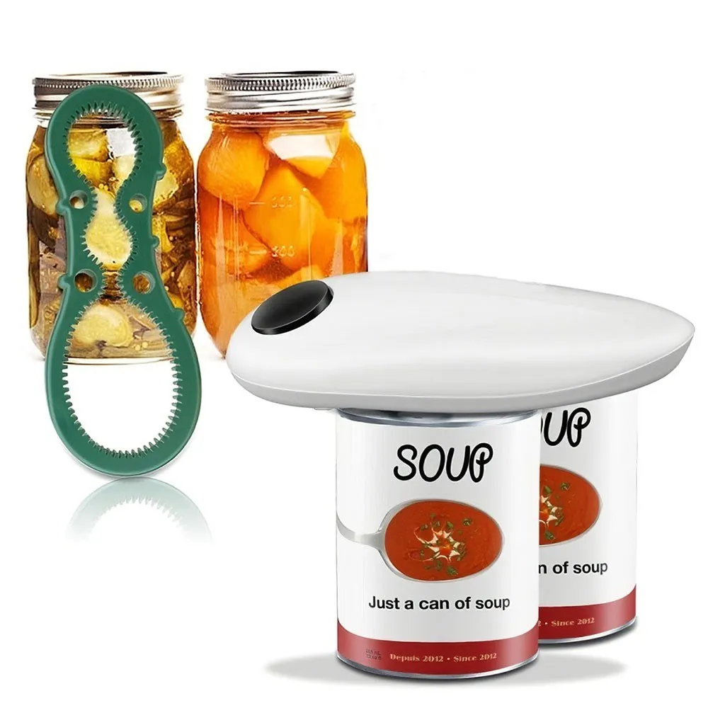 Automatic One Touch Electric Can Opener for Hands Free Easy Weak Hands