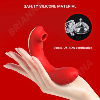 sex toys for women Couple sucking vibrator Clitoral stimulator Flexible USB charging dual motor sex toy Nipple Clitoris sucking 3