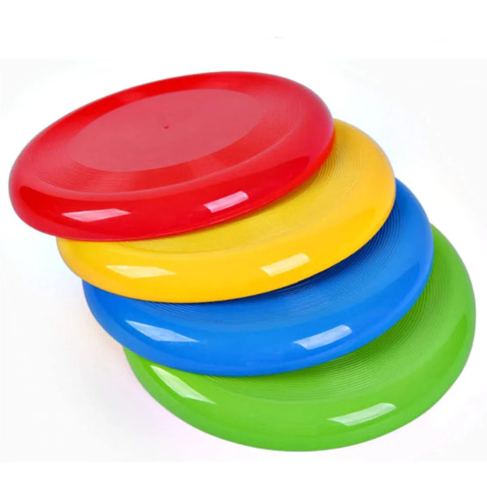 4 pcs 8 inch Flying Discs Flying Saucer Flyer Disks Backyard Games, Fun Summer Outdoor Activity Game for Camping