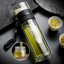 Кухонные принадлежности, кухонная утварь, двойная стеклянная бутылка для воды, чайный чайник, чашка, кухонная утварь