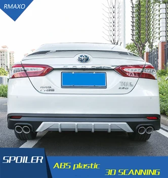 

For Camry Body kit spoiler 2018-2019 For Toyota Camry BK ABS Rear lip rear spoiler front Bumper Diffuser Bumpers Protector