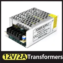DC stabilized Power Supply 12V 2A Switching Power Suply Lighting Transformer Source Adapter Strip Switch LED Driver Adapter