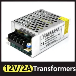 DC stabilized Power Supply 12V 2A Switching Power Suply Lighting Transformer Source Adapter Strip Switch LED Driver Adapter