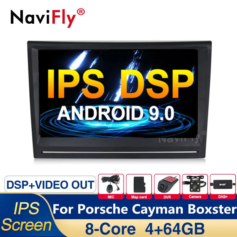 Ips DSP 8Core 2din Android 9 0 автомобильный Радио Мультимедиа gps для Porsche/911/997/Cayman/Boxter Cayman с wifi