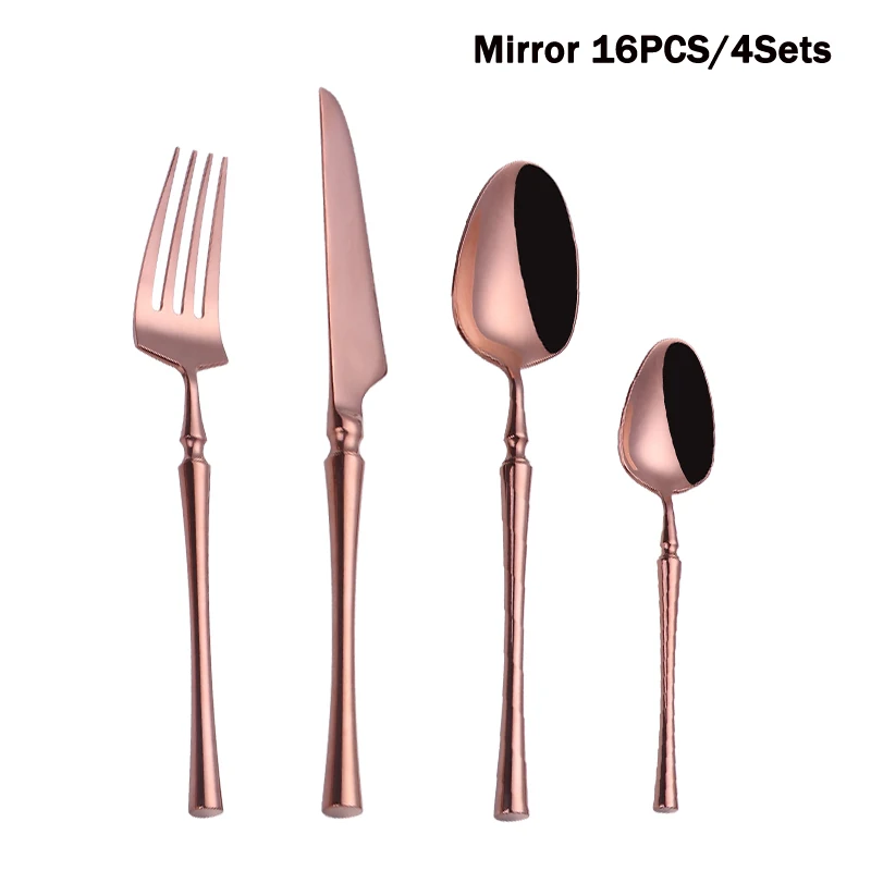 16pc Mirror RoseGold