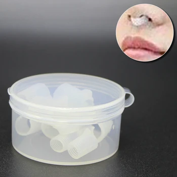 

4 PCS Per Pack Silicone Snoring Stopper Mini Anti-Snore Device Stop Snoring Nose Cl
