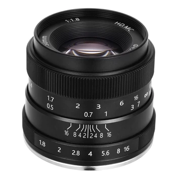 

50MM F1.8 Fixed Focus Lens Suitable Manual Prime Lens for Canon EOSM EF-M Mount Mini Single Camera