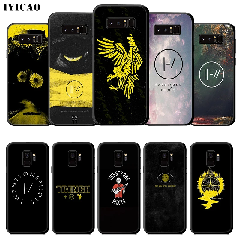 IYICAO Twenty One Pilots 21 Soft Case for Samsung Galaxy S10e S10 S9 S8 Plus S6 S7 Edge Note 10 9 8 TPU |