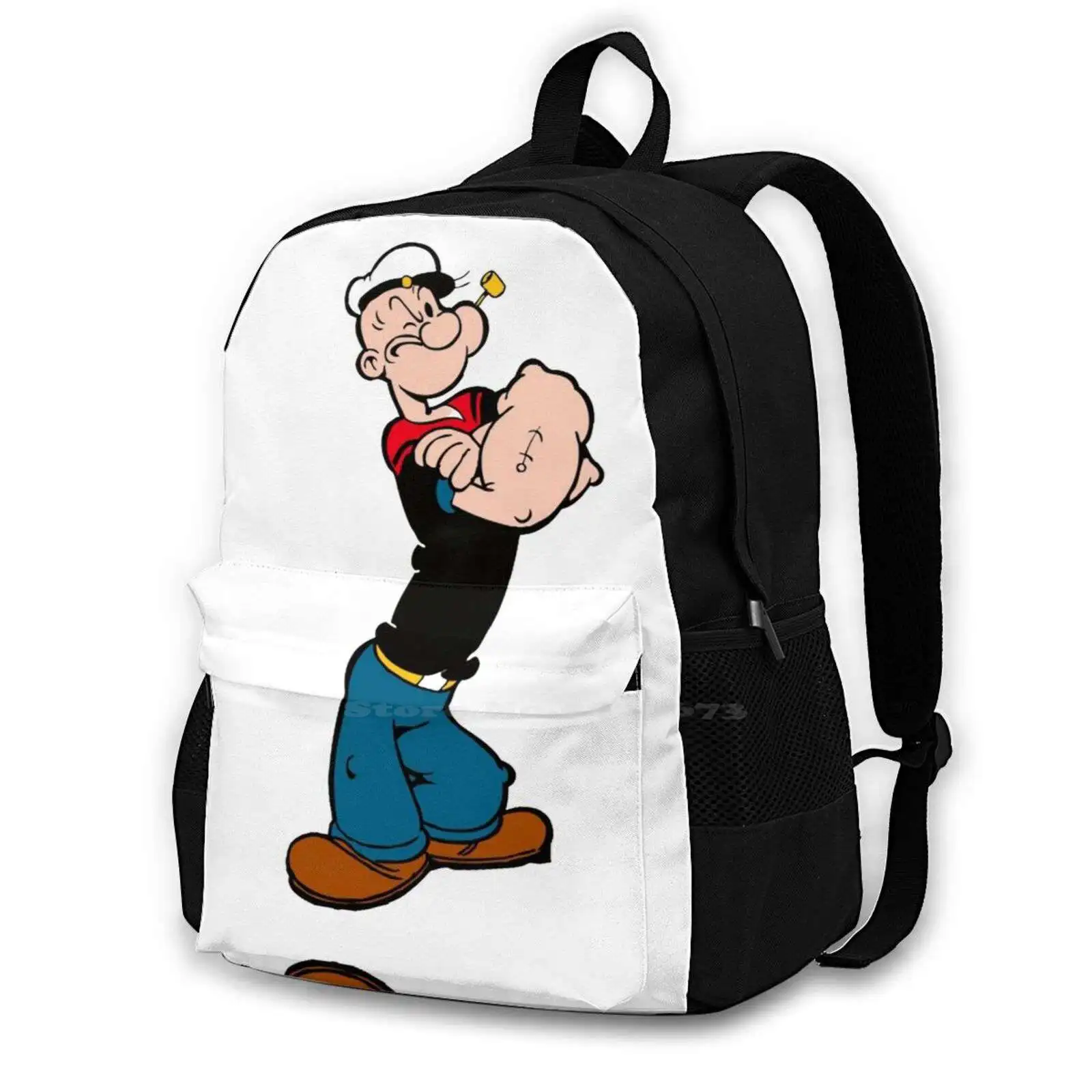 

Морской Попай рюкзак, рюкзак, сумка для хранения, рюкзак, Ретро стиль, мультяшный Старый Школьный модный герой Сейлор