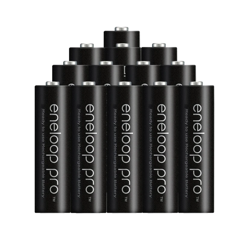 Panasonic Eneloop Original Battery Pro AA 1.2V 2500mAh NI-MH Camera Flashlight Toy Pre-Charged Rechargeable Batteries+Charger