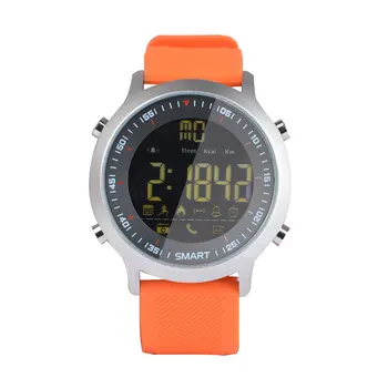 

Ex18 Smart Watch Steel Movement Counter Phone Information Waterproof Luminous Dial Orange