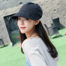 Модные 4 цвета повседневные унисекс хлопковые однотонные бейсболки женские бейсболки для девочек Регулируемая Кепка s Bone DAD головные уборы распродажа