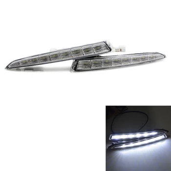 

Car Led Daytime Running Light Drl Daylight Led Car for Ford Kuga Escape 2012-2015 with Fog Lamp(White)
