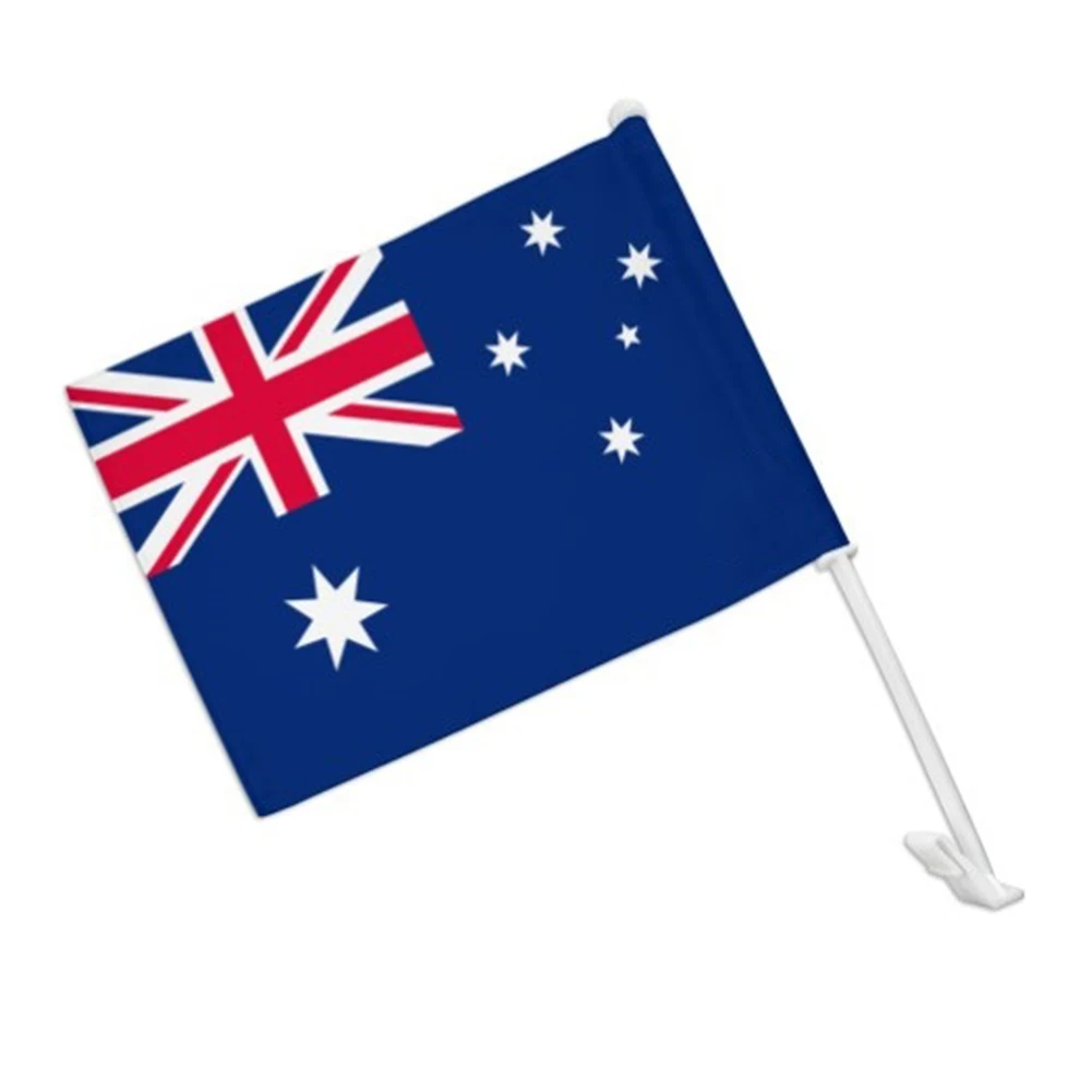 

Australia Car Flag 18'' x 12'' 30x45cm with Plastic Stick, free shipping