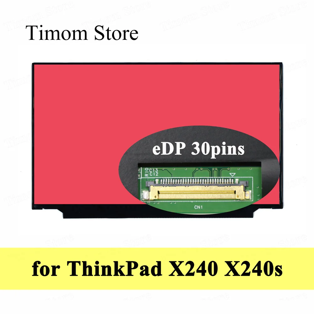 Для ThinkPad X240 20AL 20AM Lenovo X240s Тип 20AJ 20AK 12 5 ЖК матрица для ноутбука HD 1366*768 eDP 30 контактов TN 200 cd/м² матовый