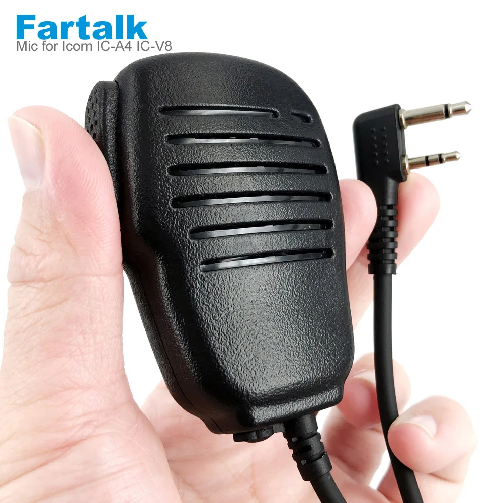 Ручной динамик микрофон для Icom IC-A4 A5 A6 A24 A14 F4 V8 V80 V82 рация двухстороннее радио |