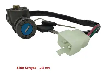 

A256 Motorcycle Parts TBT110 100 Curved Beam Car Lock Electric Door Lock Scooter GY6 50cc 150cc Motor Cub 110 110 Ignition Lock