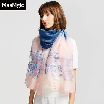 

Fashion Scarf Pashmina Cape Luxury Warm Solid Linen And Cotton Fashion Female Black