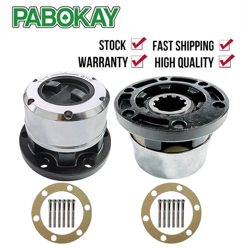 2 pieces x FOR JEEP UAZ GAZ 1961 FREE WHEEL LOCKING HUBS B056 AVM410 STEEL 10 teeth | Автомобили и мотоциклы