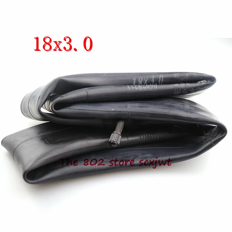 2 шт внутренняя Tire18 X 3,0 с изогнутым клапаном для многих газовых электрических скутеров и электровелосипедов, молнии