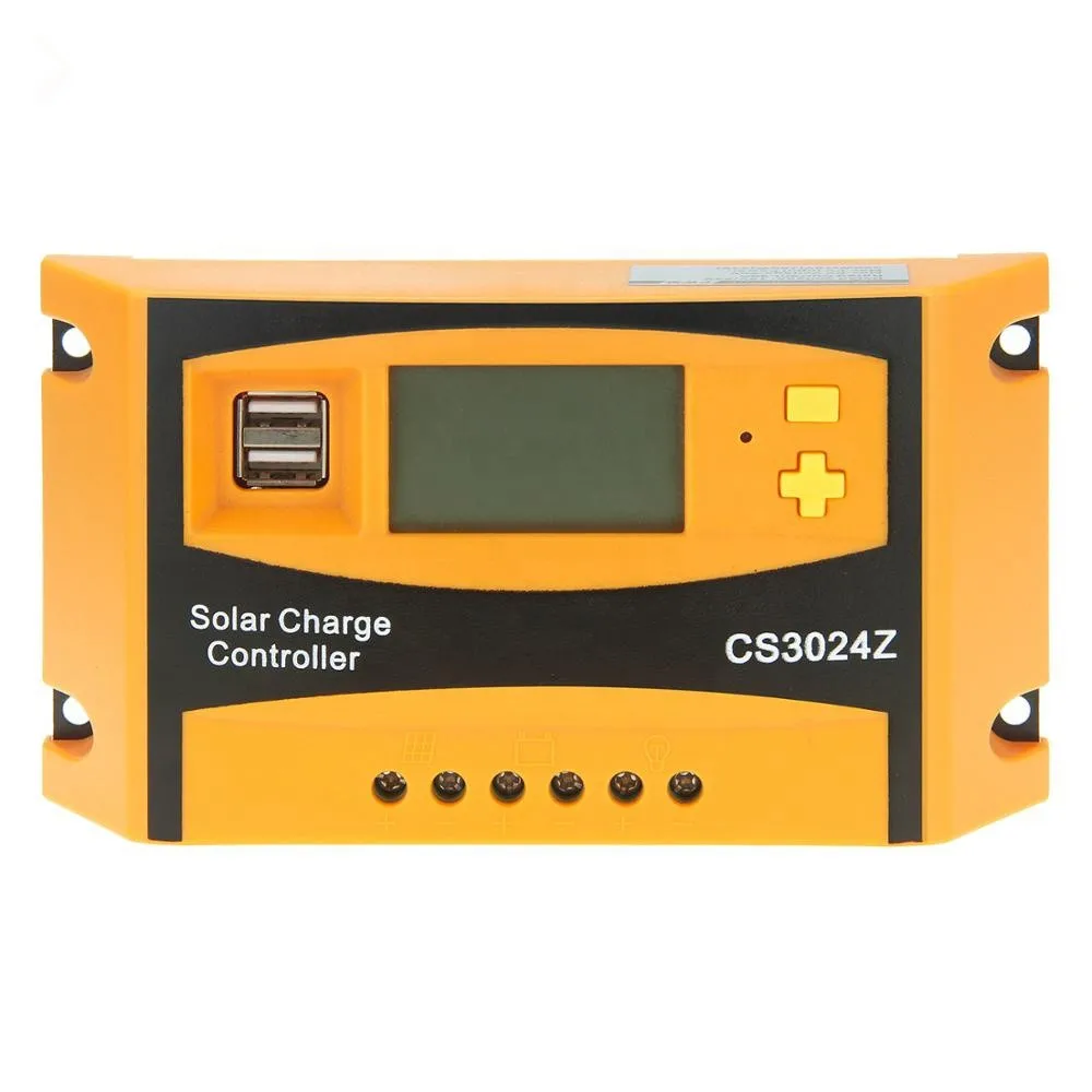Cs3024z 12v24v30a жидкокристаллический Солнечный контроллер свинцово-кислотная батарея контроллер солнечной зарядки