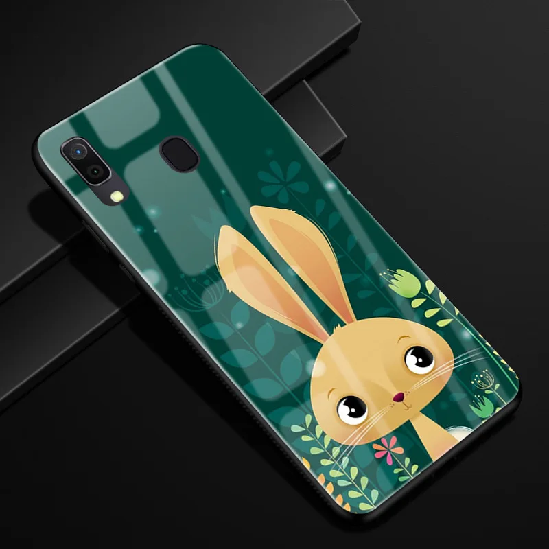 37 Для samsung Galaxy A30 A20 чехол оргстекло PC чехол для телефона черный TPU бампер чехол для samsung A30 A 30 Чехол A20 a 20 Coque - Цвет: 37