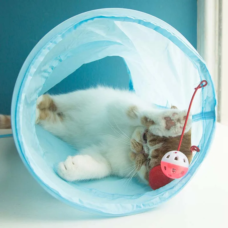 Pet Combination Cat Tunnel Game Channel Collapsible Kitten Puppy Ferrets Rabbit Toys Play Dog Tubes Toy Dropship | Дом и сад