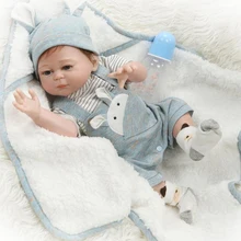 NPK 50 см полное тело силиконовый для новорожденных кукла как настоящий мягкий винил bebe reborn Ванна Игрушки для ванной куклы для девочки подарок на день рождения