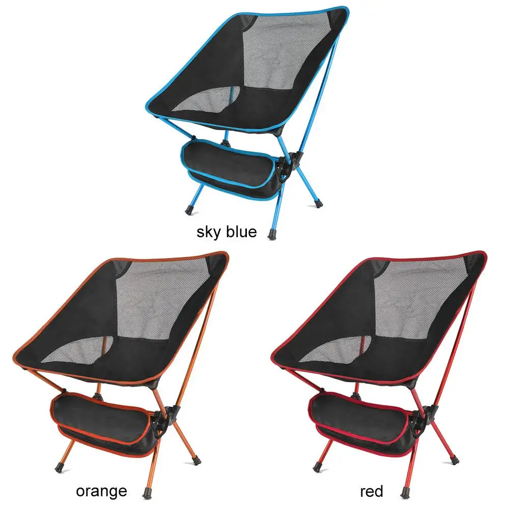 

Folding Chair Camping Chair Picnic Small Bench Hiking Oxford Cloth Aluminum Alloy Folding Stool Outdoor Travel Seat